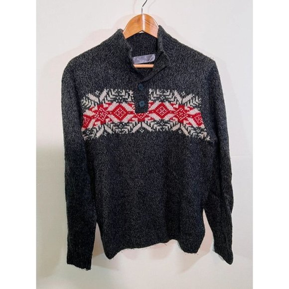 ✨5 for $15✨ Men’s Gray Oscar De La Renta Sweater Size Medium - Picture 1 of 9